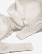  Sutien bej deschis din dantelă Push Up Bliffa