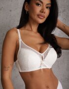  Sutien Bej deschis Full Cup Decorat cu dantelă Raviera