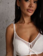  Sutien Bej deschis Full Cup Decorat cu dantelă Raviera