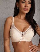  Sutien Bej Full Cup Decorat cu Dantelă Raviera