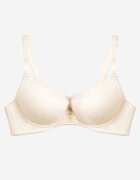  Sutien Bej Push-up cu Dantelă Decorativă și Pandantiv Gialine