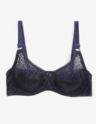  Sutien Bleumarin Tip Full Cup cu Dantelă Vikiisire