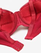  Sutien Bordo Decorat cu Perforații cu Croi Full Cup Erreviana