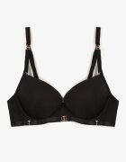  Sutien Clasic Negru cu Aplicații Metalice Emarielle