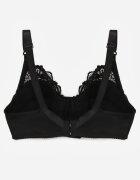  Sutien Clasic Negru Decorat cu Dantelă Terisa