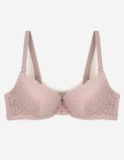  Sutien Elegant Violet Deschis Cupă C cu Dantelă și Închidere cu Capse Mairiel