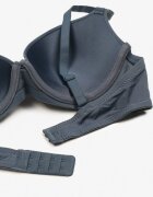  Sutien Granat Cupe B Push-Up cu Bretele Reglabile Decorat cu Aplicație Alerisia