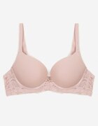  Sutien mov deschis Full Cup cu efect Push-Up Decorat cu dantelă Militi