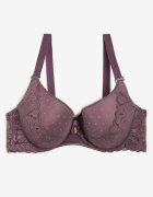  Sutien Mov Full Cup Acoperit cu Dantelă Hiacinthia