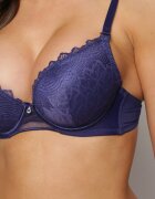  Sutien Mov Push-up cu Dantelă Decorativă și Pandantiv Gialine
