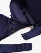  Sutien Push-up Bleumarin și Roz Decorat Cu model floral și o fundiță Amaril