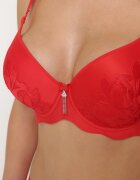  Sutien Roșu cu cupe Full Cup și cu dantelă Timapel