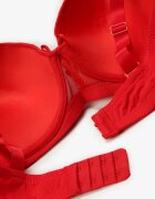  Sutien Roșu Decorat cu dantelă Full Cup Pasecia