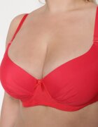  Sutien Roșu Neted Full-Cup Crisannas