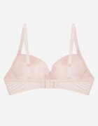  Sutien Roz Push-up Decorat cu dantelă cu bretele detașabile și reglabile