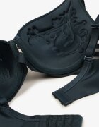  Sutien Verde închis Decorat cu Decupaje cu efect Push-Up Violetsun