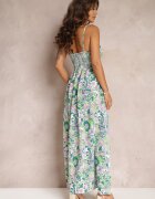 sweet&girl Rochie Evazată Verde Maxi cu bretele Blakela
