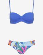 swest Bikini Albastru Sutien încrețit și Chiloți tip slip Salenthia