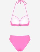 swest Bikini Fuchsia Chilot și Sutien decorate cu legături Saniorie