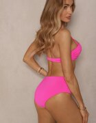 swest Bikini fucsia Chiloți și Sutien cu Inserție Decorativă Natamara