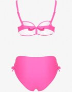 swest Bikini Fucsia slip și sutien cu aplicații metalice Kinasara