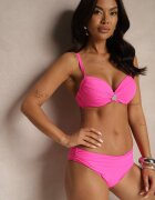 swest Bikini Fucsia Sutien și Slip cu Aplicație Triunghiulară Natizeria