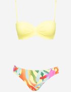 swest Bikini Galben Sutien încrețit și Slip Salenthia
