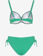 swest Bikini Verde închis Chiloți Figi cu Reglare și Sutien cu Ornament Natrissa