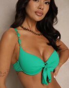 swest Bikini verde închis chiloți și sutien cu legătură Sadeenne