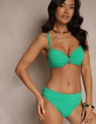swest Bikini Verde Sutien și Chiloți stil Slip cu Aplicație Triunghiulară Natizeria