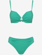 swest Bikini Verde Sutien și Chiloți stil Slip cu Aplicație Triunghiulară Natizeria