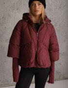 swest Geacă de tranziție puffer cu glugă detașabilă și manșete elastice Sandis Bordo