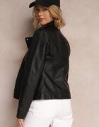swest Jachetă biker Negru Amathora