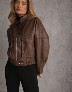 swest Jachetă de tranziție ramonescă în stil bomber jacket cu guler Rajvia Bej închis