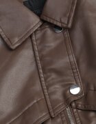 swest Jachetă de tranziție ramonescă în stil bomber jacket cu guler Rajvia Bej închis