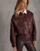 swest Jachetă de tranziție ramonescă în stil bomber jacket cu guler Rajvia Bordo