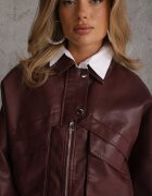 swest Jachetă de tranziție ramonescă în stil bomber jacket cu guler Rajvia Bordo