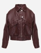 swest Jachetă de tranziție ramonescă în stil bomber jacket cu guler Rajvia Bordo