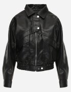 swest Jachetă de tranziție ramonescă în stil bomber jacket cu guler Rajvia Neagră