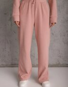 swest Set de trening cu pantaloni Wide Leg și bluză cu fermoar cu guler tip tunică Milia Roz