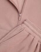 swest Set de trening cu pantaloni Wide Leg și bluză cu fermoar cu guler tip tunică Milia Roz