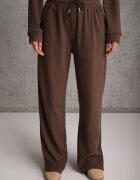 swest Set de trening din polar bluză cu fermoar și glugă pantaloni wide leg Ivama Maro