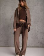 swest Set trening pantaloni drepti și bluză cu glugă cu fermoar Timas Maro