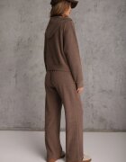 swest Set trening pantaloni drepti și bluză cu glugă cu fermoar Timas Maro