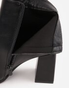 szixth june Botine Casual Negre cu toc gros Linnorelia