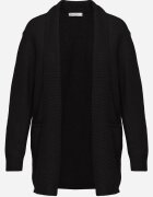 tandem Cardigan fără nasturi cu buzunare fără șireturi Nahas Bleumarin
