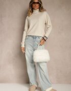 tandem Maletă Bej cu Lână și Viscoză Olmeze