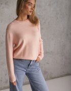 tandem Pulover casual cu croială clasică și decolteu rotund Pilare Roz