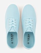  Teniși Albaștri Clasici Cu șireturi pe Talpă Plată Efona