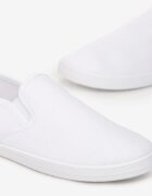  Teniși Albi din Material Textil cu Talpă Flexibilă Aishani